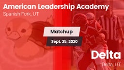 Matchup: American Leadership  vs. Delta  2020