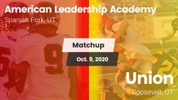 Matchup: American Leadership  vs. Union  2020
