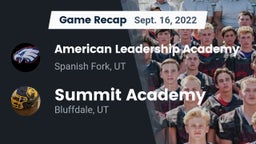 Recap: American Leadership Academy  vs. Summit Academy  2022