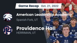 Recap: American Leadership Academy  vs. Providence Hall  2022