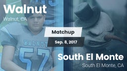 Matchup: Walnut vs. South El Monte  2017