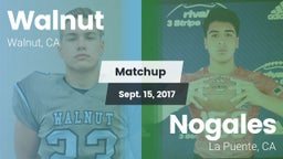 Matchup: Walnut vs. Nogales  2017