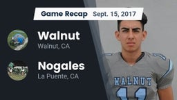 Recap: Walnut  vs. Nogales  2017