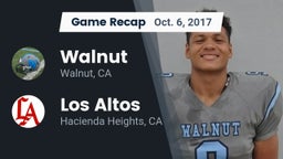 Recap: Walnut  vs. Los Altos  2017