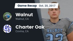 Recap: Walnut  vs. Charter Oak  2017
