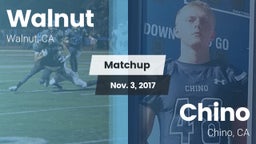 Matchup: Walnut vs. Chino  2017