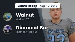 Recap: Walnut  vs. Diamond Bar  2018