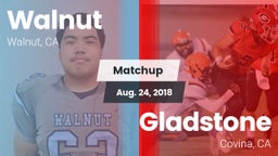 Matchup: Walnut vs. Gladstone  2018