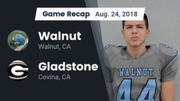 Recap: Walnut  vs. Gladstone  2018