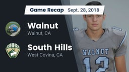 Recap: Walnut  vs. South Hills  2018