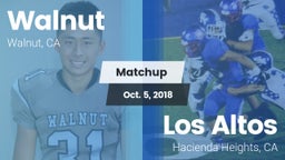 Matchup: Walnut vs. Los Altos  2018