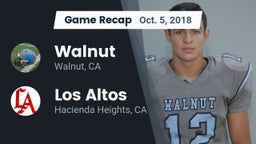 Recap: Walnut  vs. Los Altos  2018