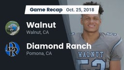 Recap: Walnut  vs. Diamond Ranch  2018