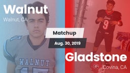 Matchup: Walnut vs. Gladstone  2019