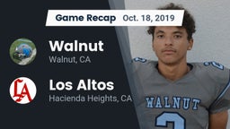 Recap: Walnut  vs. Los Altos  2019