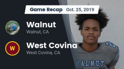 Recap: Walnut  vs. West Covina  2019