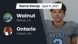 Recap: Walnut  vs. Ontario  2021