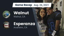 Recap: Walnut  vs. Esperanza  2021