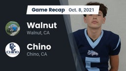 Recap: Walnut  vs. Chino  2021