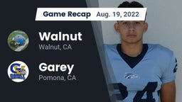 Recap: Walnut  vs. Garey  2022