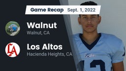 Recap: Walnut  vs. Los Altos  2022