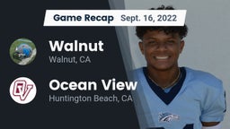 Recap: Walnut  vs. Ocean View  2022