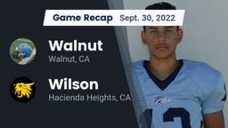 Recap: Walnut  vs. Wilson  2022