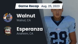 Recap: Walnut  vs. Esperanza  2023