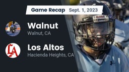 Recap: Walnut  vs. Los Altos  2023