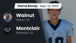 Recap: Walnut  vs. Montclair  2023