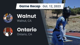 Recap: Walnut  vs. Ontario  2023