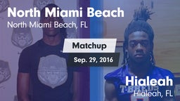 Matchup: North Miami Beach vs. Hialeah  2016