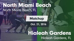 Matchup: North Miami Beach vs. Hialeah Gardens  2016