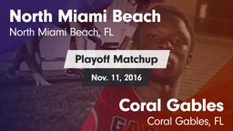 Matchup: North Miami Beach vs. Coral Gables  2016