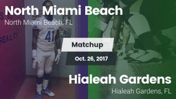 Matchup: North Miami Beach vs. Hialeah Gardens  2017