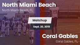Matchup: North Miami Beach vs. Coral Gables  2019