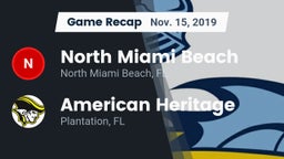 Recap: North Miami Beach  vs. American Heritage  2019
