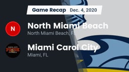 Recap: North Miami Beach  vs. Miami Carol City  2020