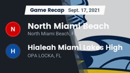 Recap: North Miami Beach  vs. Hialeah Miami Lakes High 2021