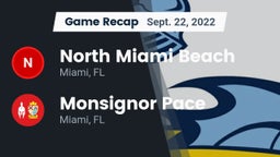 Recap: North Miami Beach  vs. Monsignor Pace  2022