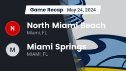 Recap: North Miami Beach  vs. Miami Springs  2024