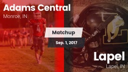 Matchup: Adams Central vs. Lapel  2017