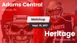 Matchup: Adams Central vs. Heritage  2017