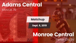 Matchup: Adams Central vs. Monroe Central  2019