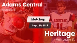 Matchup: Adams Central vs. Heritage  2019