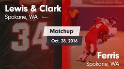 Matchup: Lewis & Clark vs. Ferris  2016