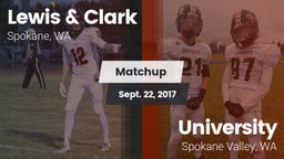 Matchup: Lewis & Clark vs. University  2017