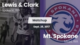Matchup: Lewis & Clark vs. Mt. Spokane 2017