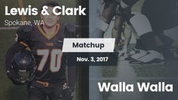 Matchup: Lewis & Clark vs. Walla Walla  2017
