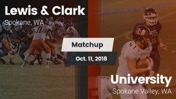 Matchup: Lewis & Clark vs. University  2018